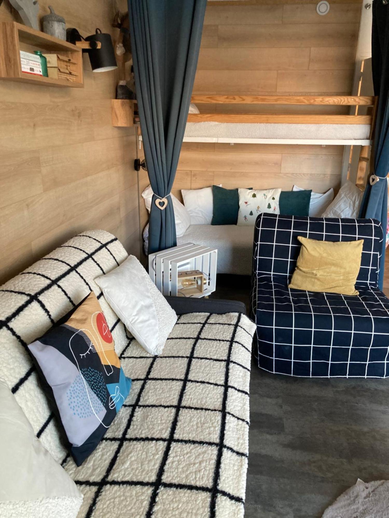 Studio Cosy 5 Personnes Aux Pieds Des Pistes. Ле-Деволюи Экстерьер фото